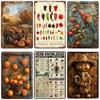 Vintage 3D Vegetables and Fruits Metal Tin Sign Plaque Decorative Plates for Farm Club Man Cave Bar Home Hotel Cafe Wall Decor
