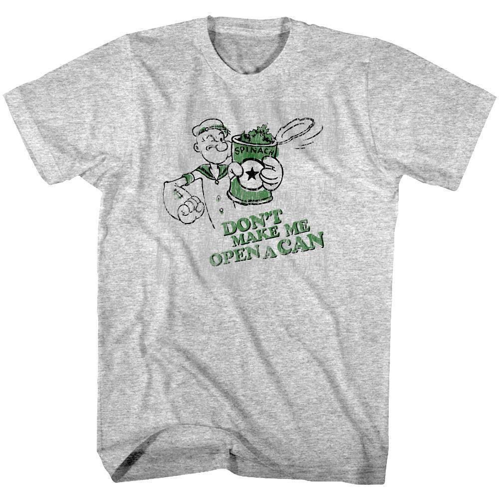 Popeye Don t Make me Open a Can Men T Shirt M