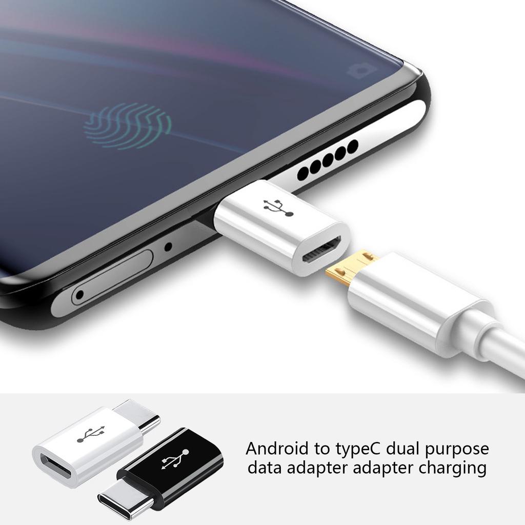 Converters for Tablets Phones USB Female To USB C Male Adapter Support Data Transfer Laptops Charging Adapter