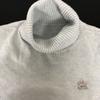 Burberry BLUE LABEL Wool Short Sleeve Turtleneck Sweater Women’s M 38 Light Blue Beige Sanyo(USED)