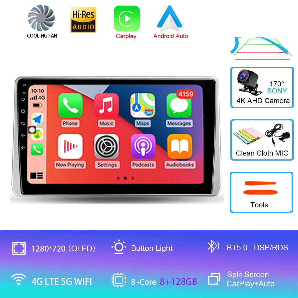 Car Radio Android 14 Carplay Auto For Nissan Sentra 5 B15 1999-2006 GPS Navigation Multimedia Video Player Head Unit Stereo DSP