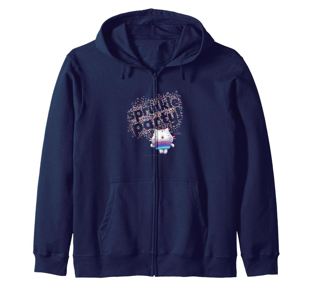 Gabby's Dollhouse Cake Cat Sprinkle Party V2 Zip Hoodie