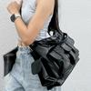 Vintage-Style Large Capacity Crossbody Bag With Multiple Pockets PU Leather Shoulder Daily Use