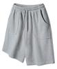 ALVINCLO Plain Cut-Off Pocket Balloon Fit Elastic Waist Half Pants Pan2513 (2 Colors)
