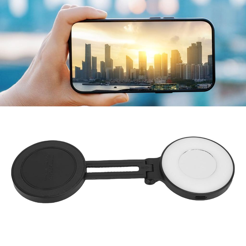Magnetic Selfie Light Support For   Stepless Dimmable Folding Phone Selfie   Fill Light for Video Recording Makeup Photography