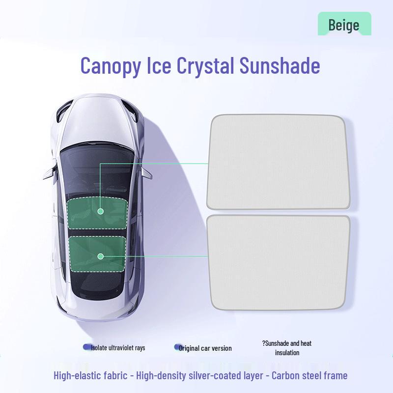Lide L60 Sunroof Ice Crystal UV Protection Car Sunshade