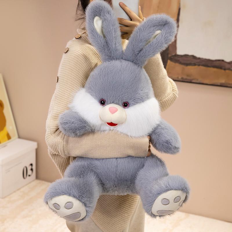 30cm Cute Rabbit Plush Toys Soft Stuffed Cartoon Animal Doll Kawaii Sitting Rabbit Toy Pillow for Birthday Gifts