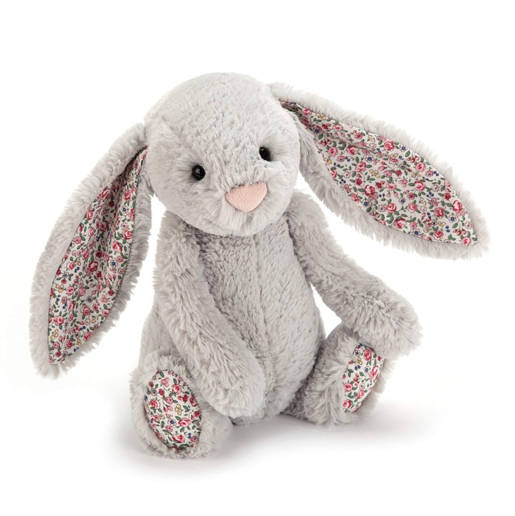 

Jellycat Fluffy Rabbit Plush Toy x Pink (Blossom Bunny) (Silver Flower) (31cm) [Item]