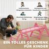Indoor Climbing Frame, 7-in-1 Foldable Climbing Triangle with Slide, Climbing Arch