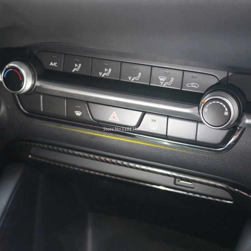 For Mazda 3 Axela - Stainless Steel Interior Accessories Window Lift Center Console Panel Inner Handle Gear Vent Cover