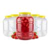 5X Container Jar 5L Plastic Multifunctional Jars For Liqueurs Food