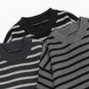2025 Men's Striped Heavy Gauge Sweater: Autumn/Winter Long Sleeve Knit Base Layer