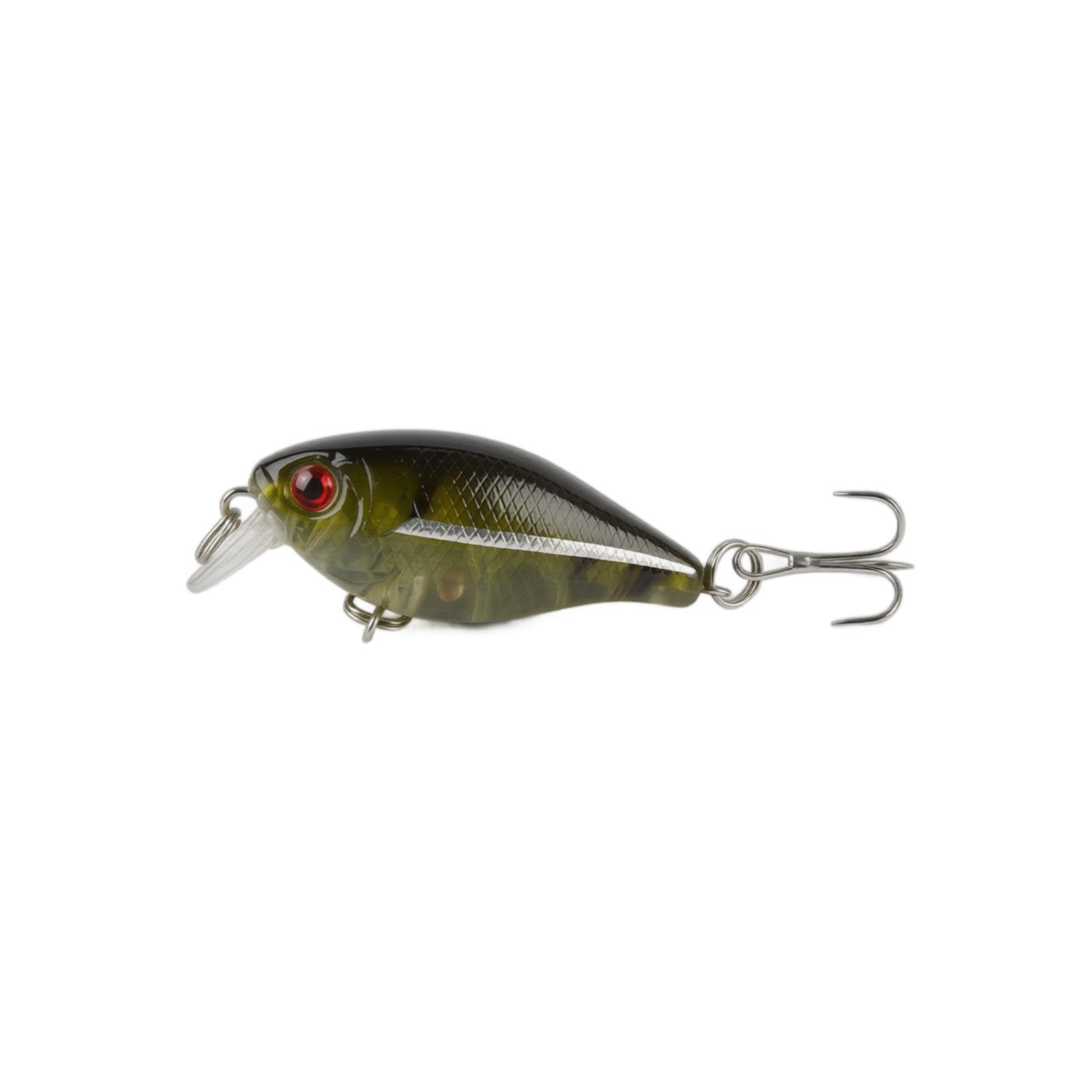 

40mm 4 6g Rock Style Small Crankbait Fishing Lure Hard Body Minnow Bait with Treble Hooks for Freshwater Fishing one size