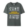 Multitasking Coffee Lover Computer Systems Administrator Luxury T Shirt Unisex High Quality Youth Streetwear Unisex Gothic Style