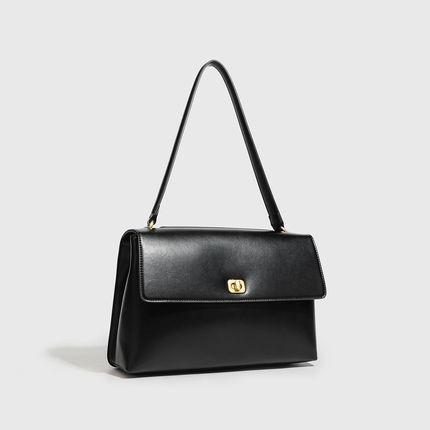 

Retro Large-Capacity Bag, Women S Autumn And Winter Commuter Armpit Bag, Simple One-Shoulder Handheld Briefcase 33.5*9*21