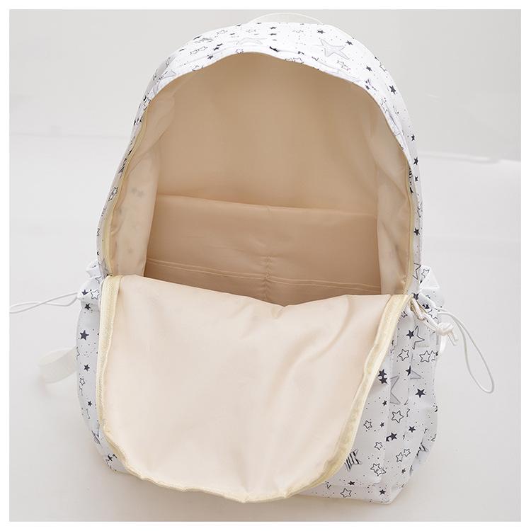 Hochwertiger, leichter, bonbonfarbener Outdoor-Rucksack - Großes Fassungsvermögen, niedliches Stern-Design