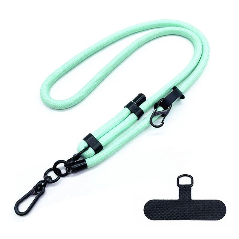 Phone Lanyard Adjustable Outdoor Universal Case Crossbody Shoulder Card Neck Cord Clip Hang Anti-lost Wrist Strap