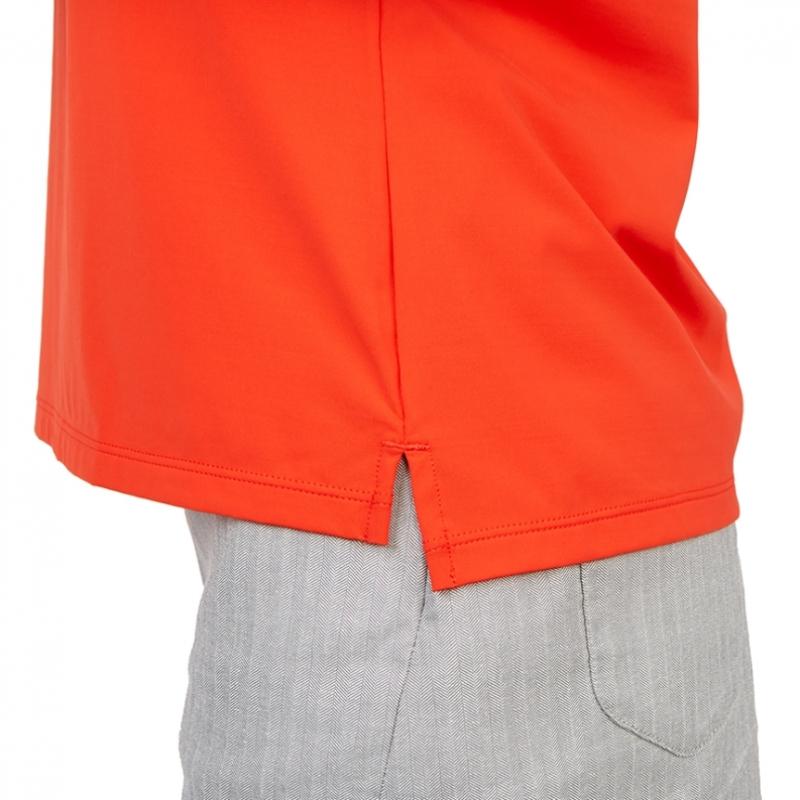 Galleria G Fore Pore Golfwear Women S Collar lonG Sleeve T ShirT G4lS23k863 Poppy