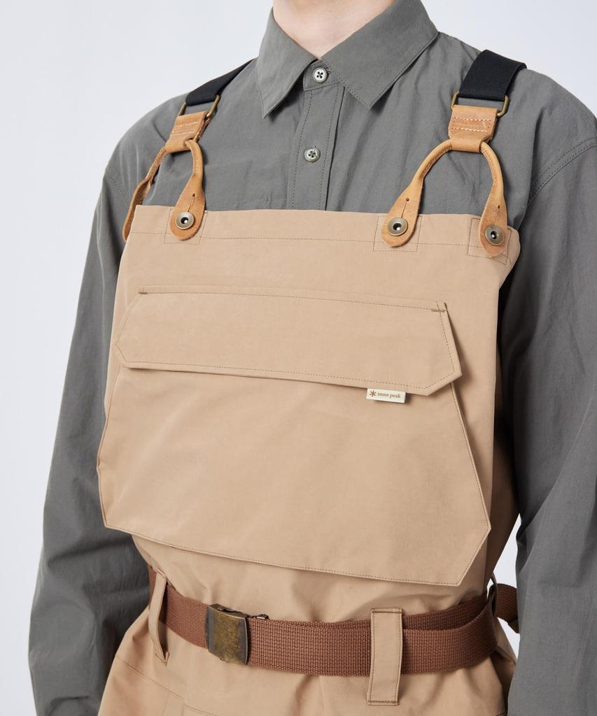 Snow Peak Trad Label Wader Chest Fishing XXL SPTL-PA-26SU901 Waders, Waders, Boots, Men's & Women's, GREIGE,