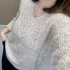 Women's Sweater Spring and Autumn Versatile Loose and Slimming Knit Sweater Top Clothes