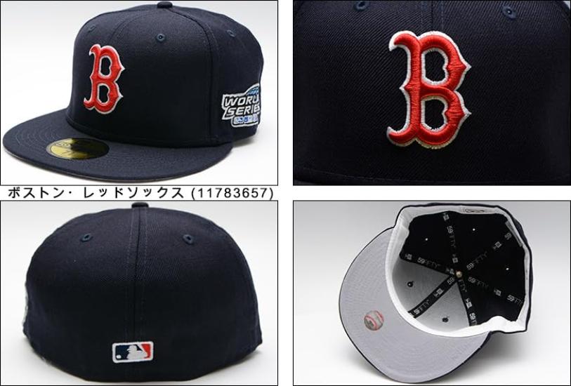 [New Era] 59FIFTY Boston Red Sox [MLB 2004 WORLD SERIES GAME FITTED CAP] BOSTON RED SOX 5950 Hat World Series (7-38 (approx. 58.7 Cm)) [Used]