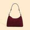 Store skuldervesker i ekte skinn til armhuler for kvinner, vinterdesigner, crossbody-vesker for kvinner, håndvesker