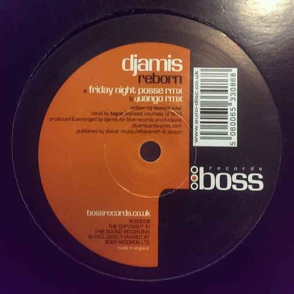 

12inch Record DJAMIS - Reborn BOSS008 Boss Records 2004 UK Dance & Electronica Used