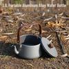 Outdoor Aluminum Camping Kettle with Wood Handle