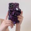 Electroplated Premium Silk Scarf Wristband for iPhone16Pro Max Apple 17 Mobile Phone Case 15/14 Niche Style