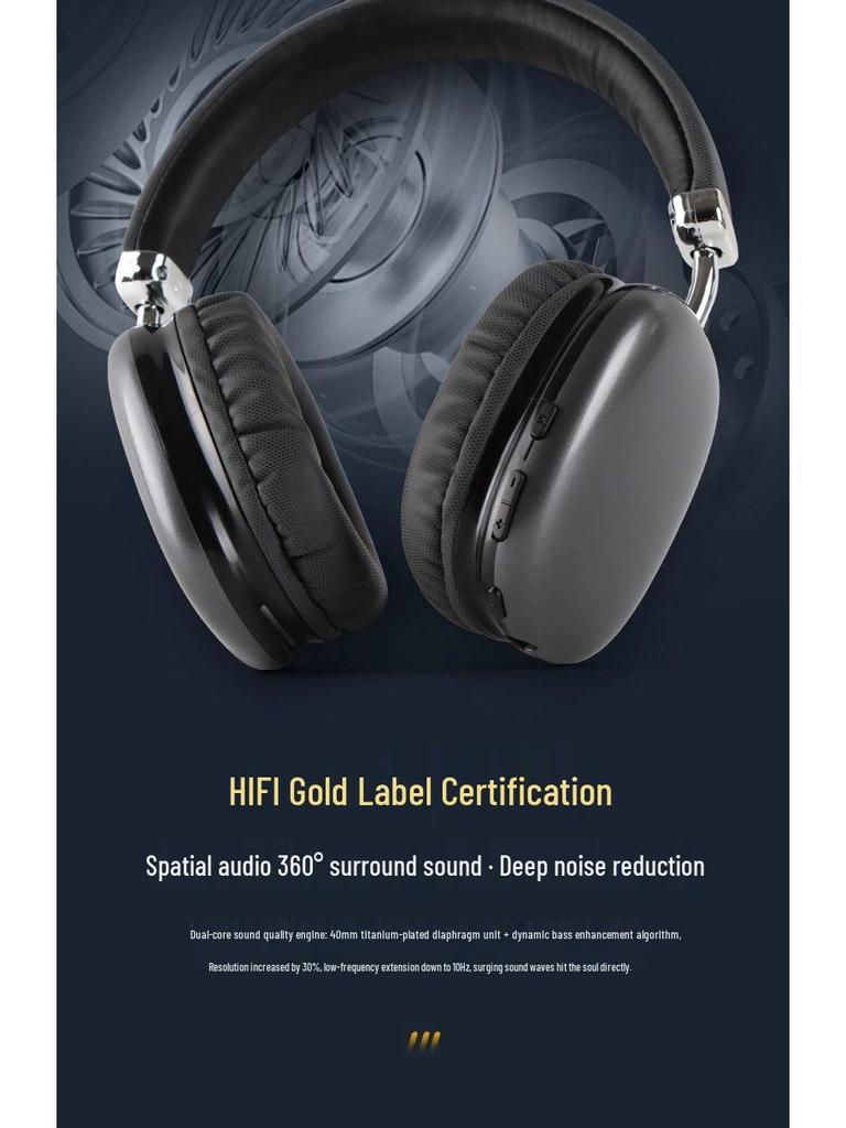 B40 Foldable Over-Ear Bluetooth Headset with Call Function and Card Slot