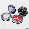 New4 Pièces/ensemble 75mm Capuchons De Moyeu De Roue De Voiture Pour Mercedes Benz AMG Emblème GLA200 W203 W204 W205 W209 W210 W