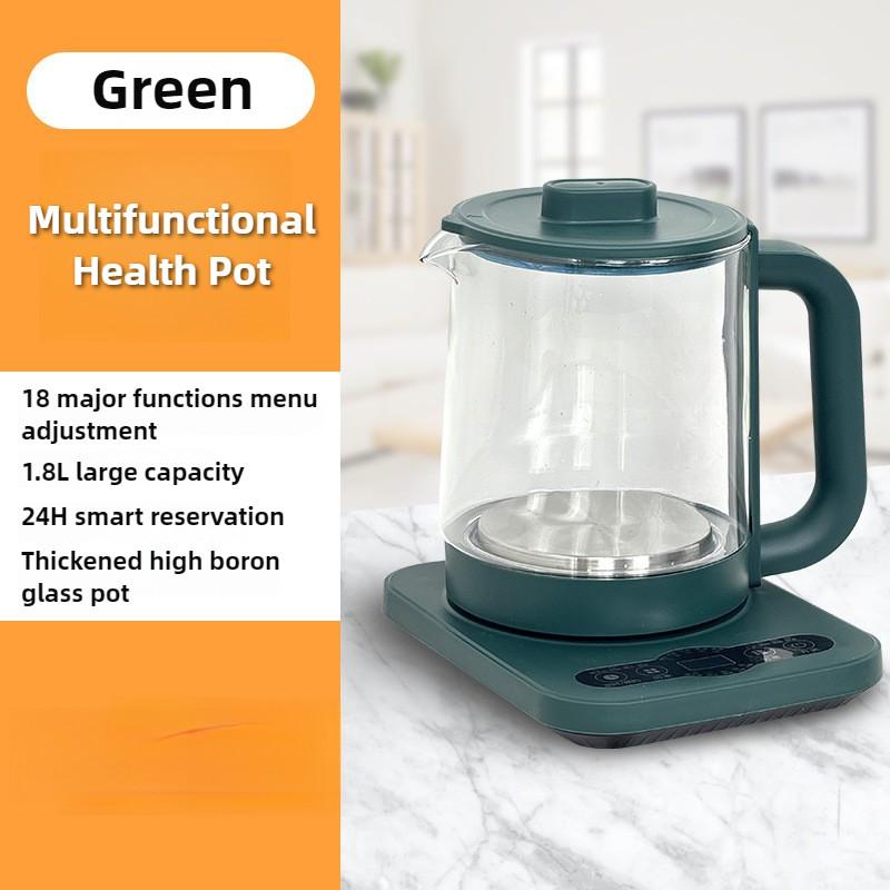 1.8L Large Capacity Intelligent Health Pot Multifunctional Glass Electric Kettle Household Boiling Hot Water Teapot