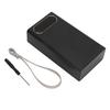 10W   18650 Portable Power Bank Case L12 Mobile Battery   12 Batteries Capacity with 2 LED Lights LCD Display