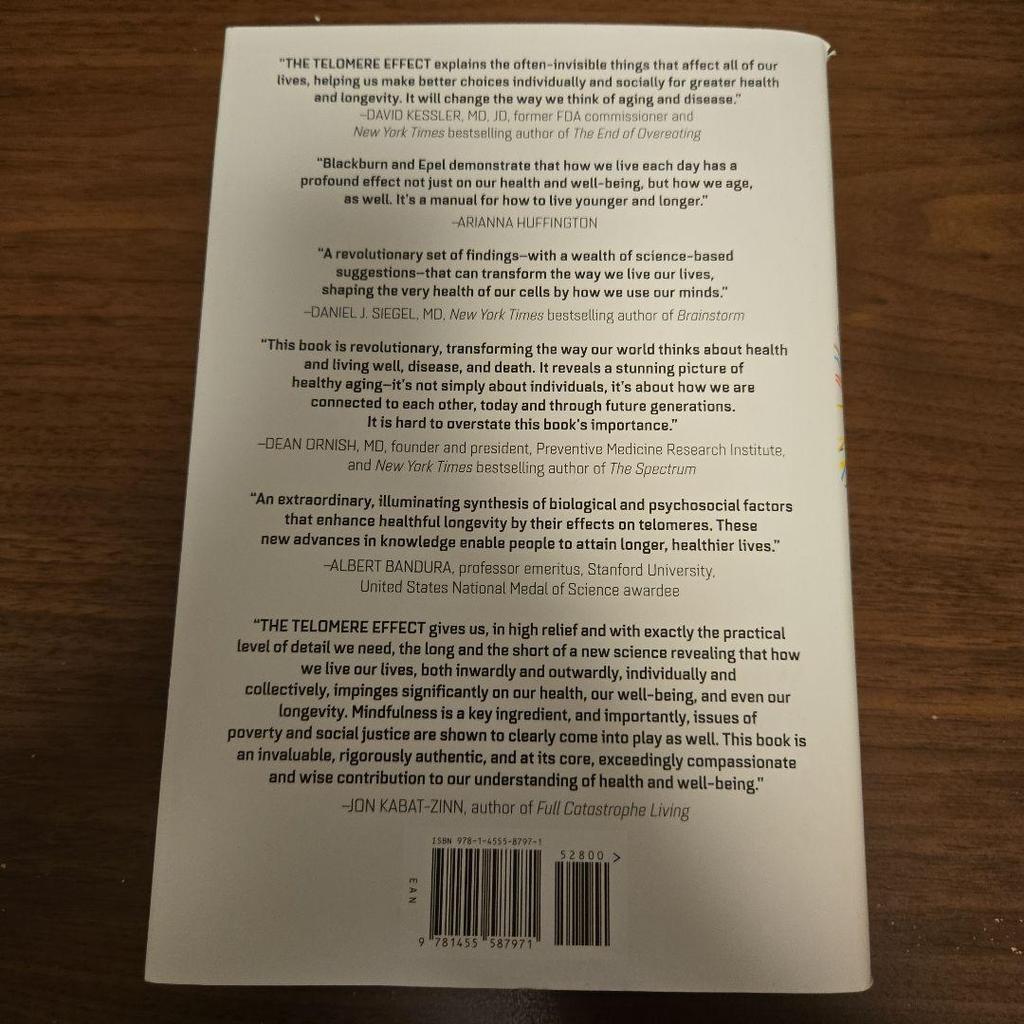 [USED] THE TELOMERE EFFECT