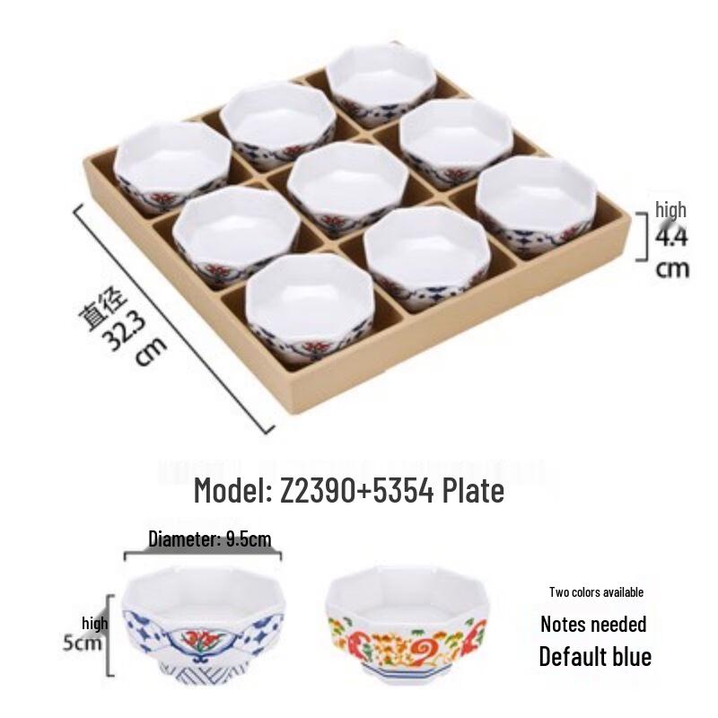 Melamine Hexagonal Buffet Serving Bowl