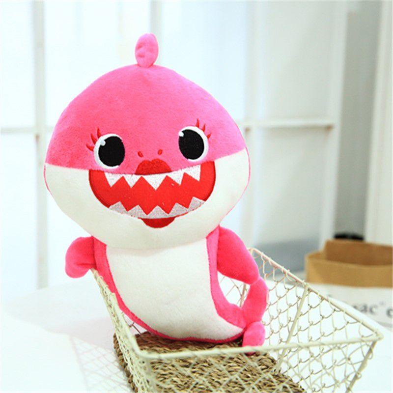 Shark Baby Light Singing Plush Toys Music Doll English Song Gift For Kids Toy