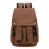 Backpack Men'S Retro Wind Durable Canvas Backpack Junior High School Female College Student School Bag
