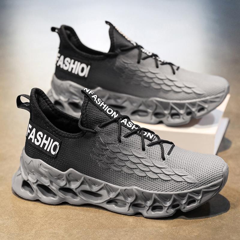 MAEDEF Running Shoes Mens Lightweight Breathable Mesh Non Slip Comfort Walking Shoes Abrasion Resistant Fashion Sneakers