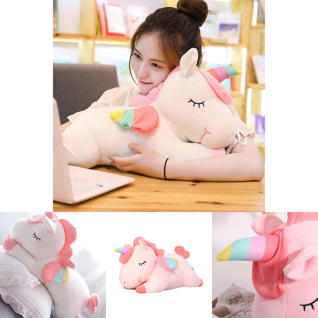 Entzückendes Einhorn Stofftier Weiche Plüschpuppe Kissen Perfektes Kinder Geburtstagsgeschenk