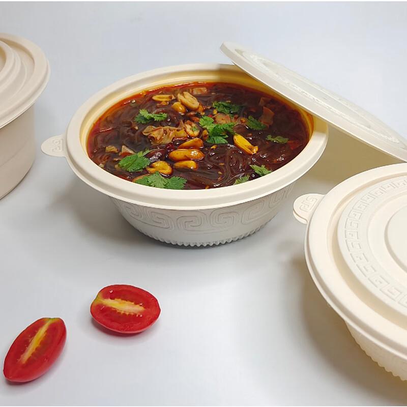 DaLu Biodegradable Corn Starch Round Takeaway Bowl