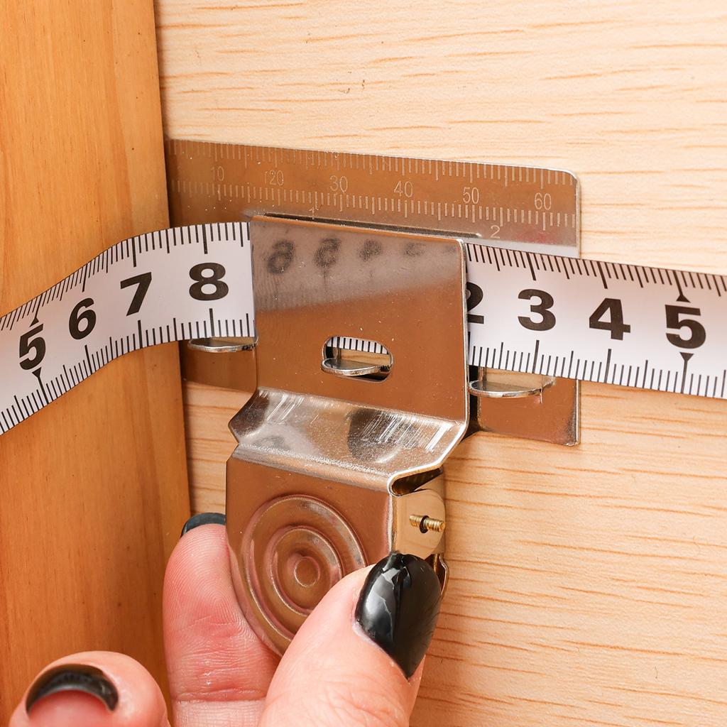 5/1PCS Metal Measuring Tape Clips Wood Measure Locate Measuring Tools Woodworking Right Angle Positioning Fixed Clip Accessories