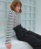 Paul And Alice Stripe Turtleneck / 4Colors