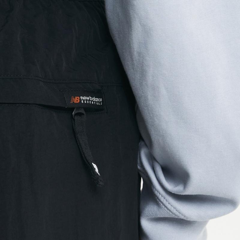 New Balance Nbnte11013 Uni Ess Heritage Woven Straight Pants Black