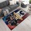 Mbappe Customize Your Name Area Rug Suitable for Study room Playrooms Foyer Balcony Anti-slip Rug Anime Office Decor Perfect Gift for Friends & Family