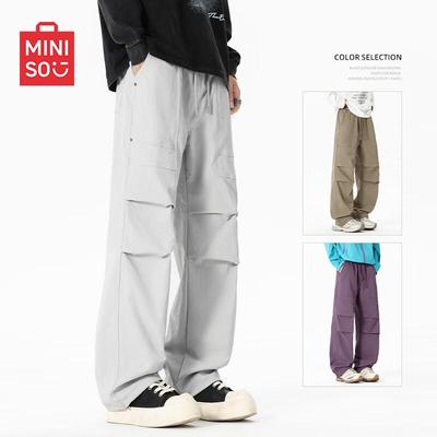 Men's American Retro Loose Fit Straight-Leg Cargo Pants