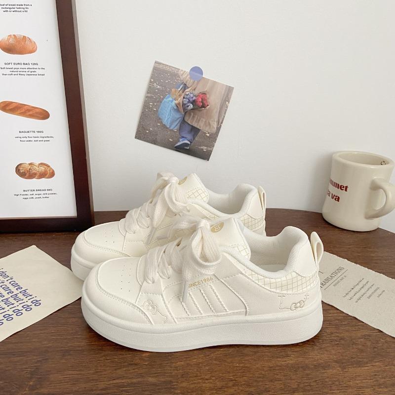 

Platform white shoes breathable autumn season new artistic shoes niche design student sports shoes 40