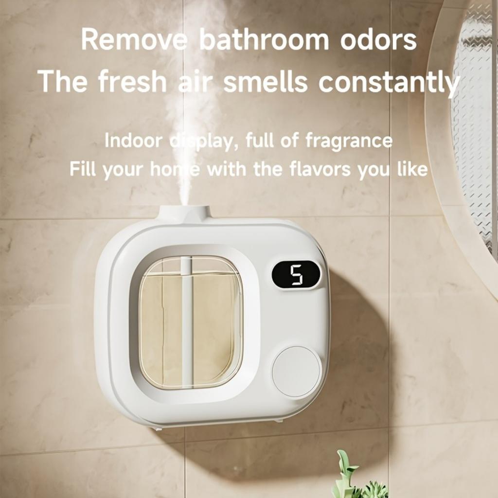 USB Rechargeable Aromatherapy Machine, 5 Modes - Digital Display, Suitable for Long-lasting Home Fragrances of Essential Oils and Toilet Deodorizers