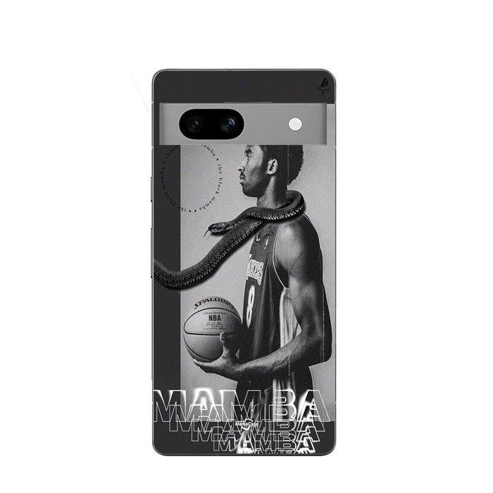 Coque de téléphone - MANIACASE - Google Pixel 7a - Silicone - Noir - Souple