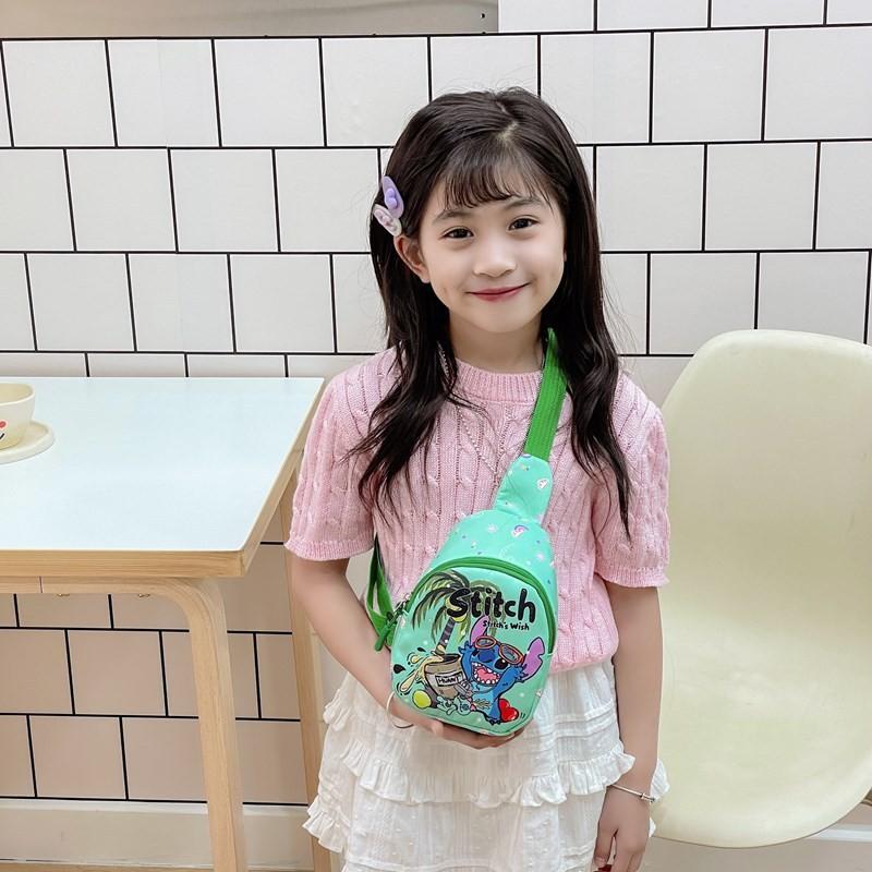 Shoulder Printed Crossbody Chest Bag Anime Pattern Children Cartoon Gift