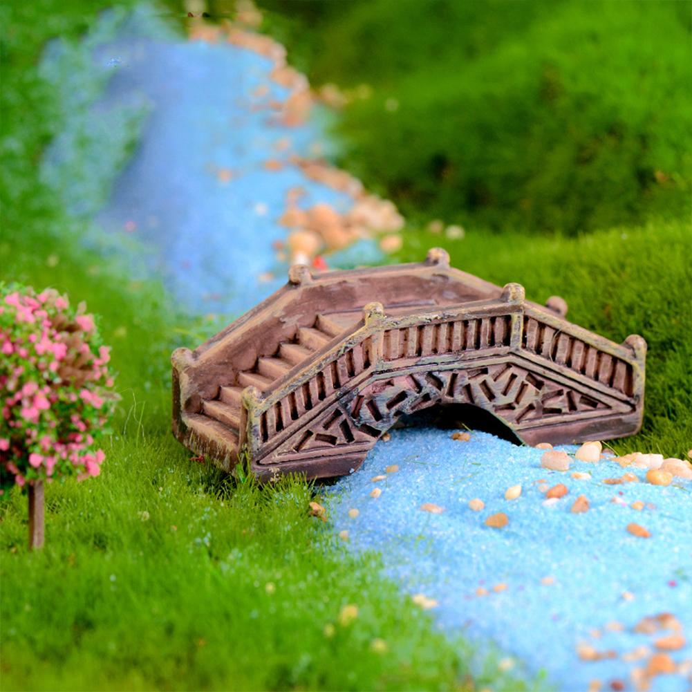 Resin  Ornaments  Style Bridge Simulation Arch Bridge Micro Landscape Decoration Handicraft